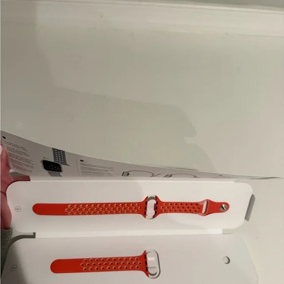 Never Used! Apple Watch Nike Sport Band 41mm Coral Color - Picture 7 of 7